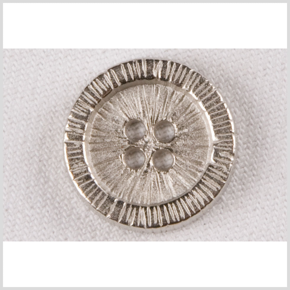 Silver Metal Coat Button - 32L/20mm Silver Metal Coat Button - 32L/20mm