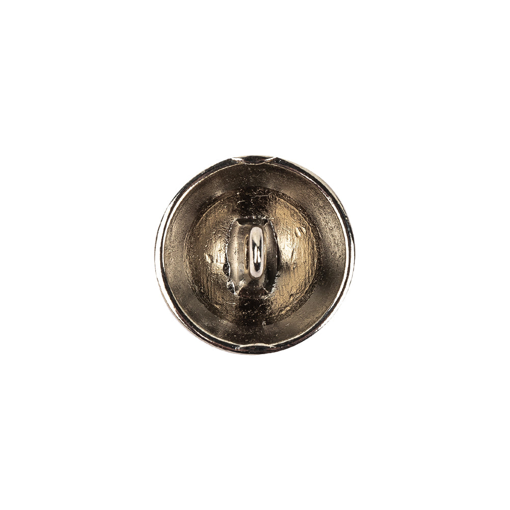 Silver Metal Coat Button - 24L/15mm Detail Silver Metal Coat Button - 24L/15mm Detail