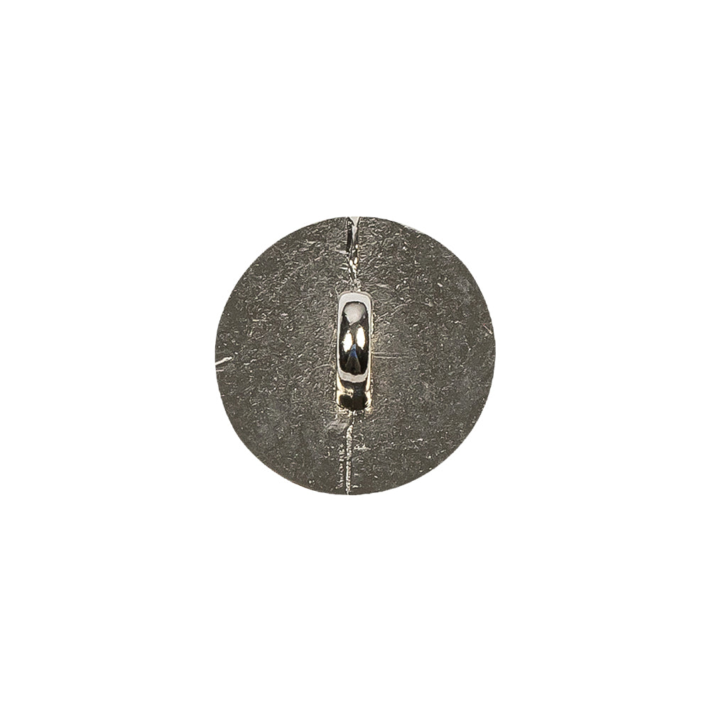Silver Metal Coat Button - 24L/15mm - Detail Silver Metal Coat Button - 24L/15mm - Detail