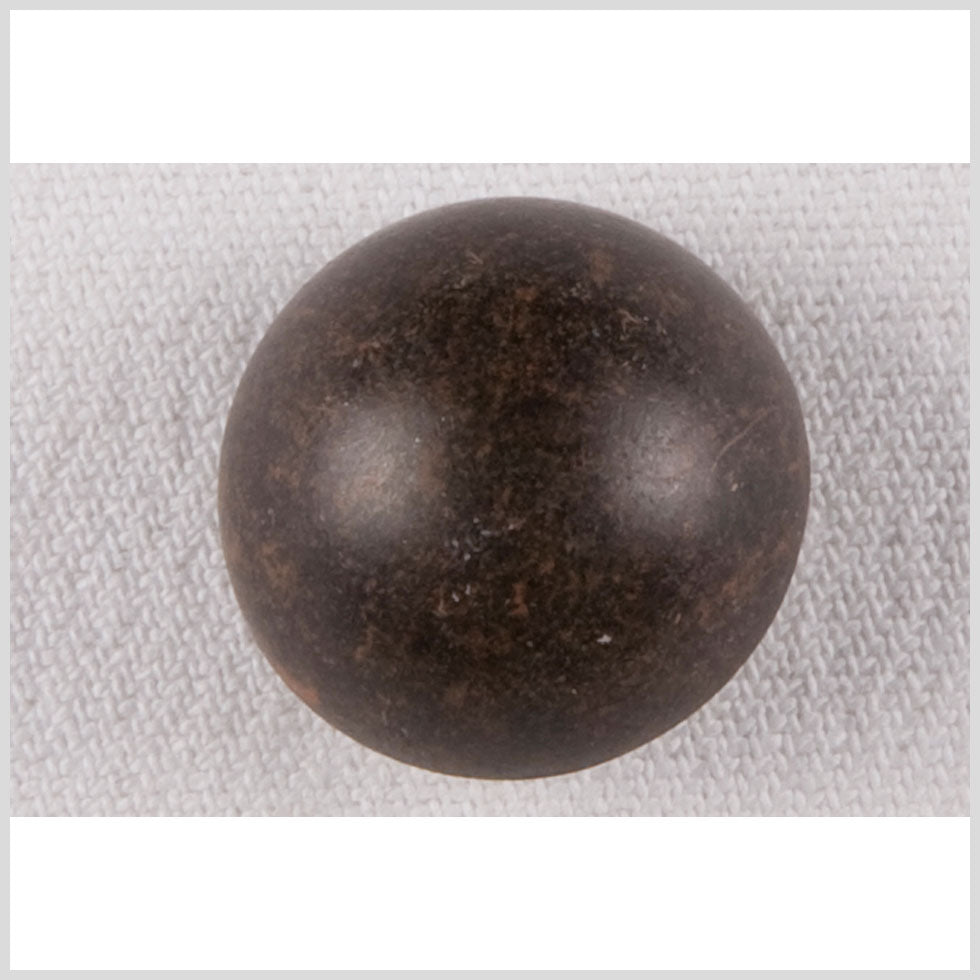 Metal Shank Back Button - 32L/20mm - Antique Brass Distressed Dome-Shaped Metal Shank Back Button - 32L/20mm - Antique Brass Distressed Dome-Shaped