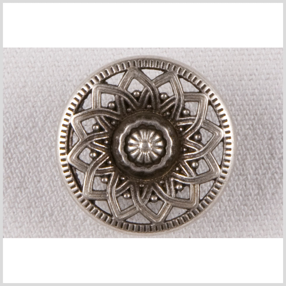 Silver Metal Coat Button - 36L/23mm Silver Metal Coat Button - 36L/23mm