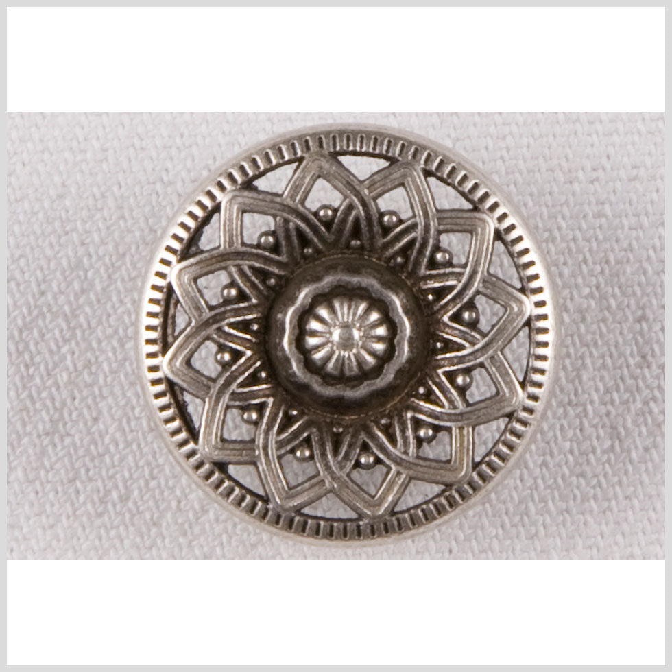 Silver Metal Coat Button - 28L/18mm Silver Metal Coat Button - 28L/18mm