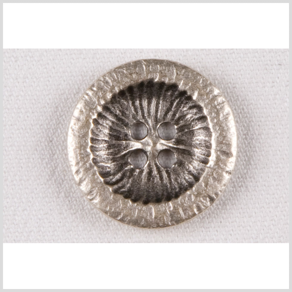 Silver Metal Coat Button - 32L/20mm Silver Metal Coat Button - 32L/20mm