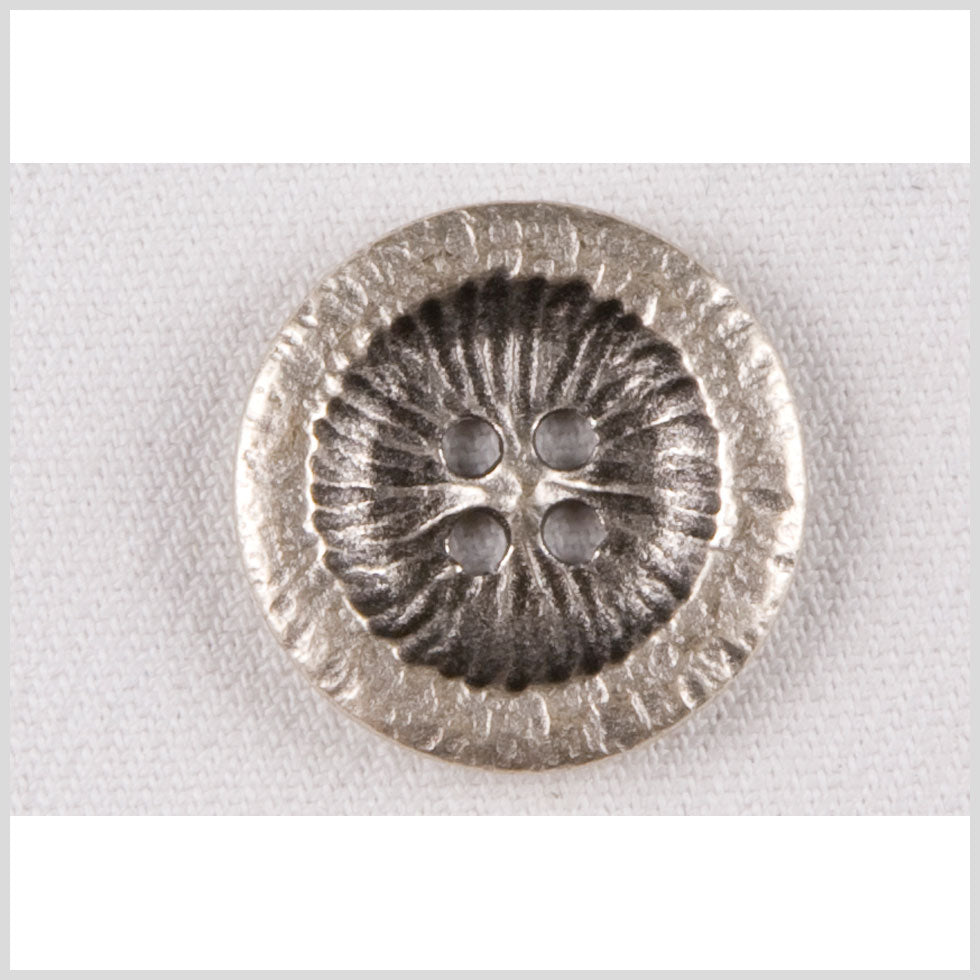 Silver Metal Coat Button - 40L/25mm Silver Metal Coat Button - 40L/25mm