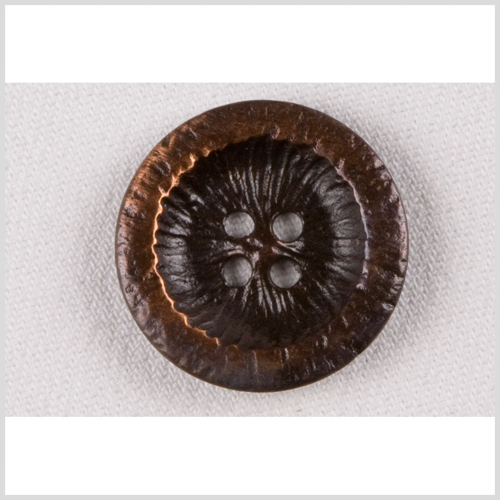 Copper Metal Coat Button - 44L/28mm Copper Metal Coat Button - 44L/28mm