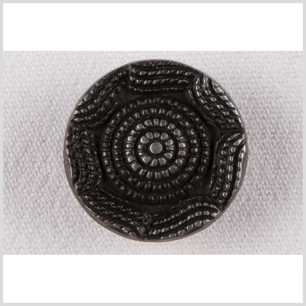 Gunmetal Metal Button - 24L/15mm Gunmetal Metal Button - 24L/15mm