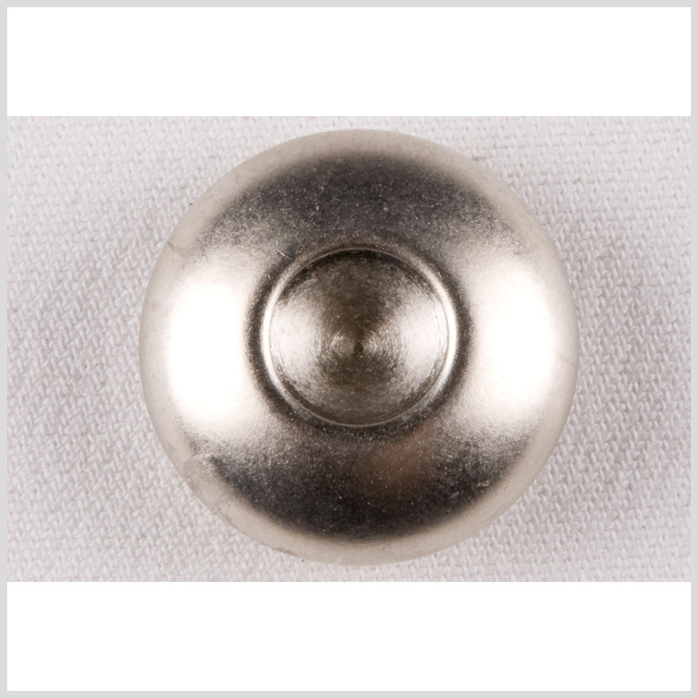 Silver Metal Coat Button - 44L/28mm Silver Metal Coat Button - 44L/28mm