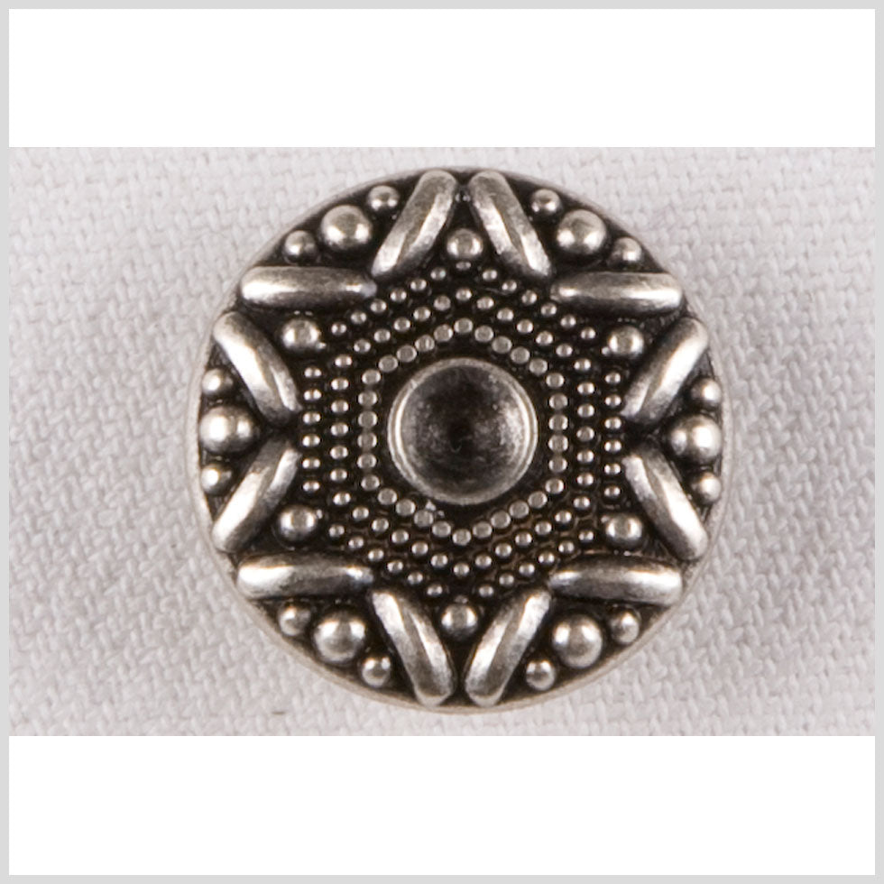 Silver Metal Coat Button - 32L/20mm Silver Metal Coat Button - 32L/20mm