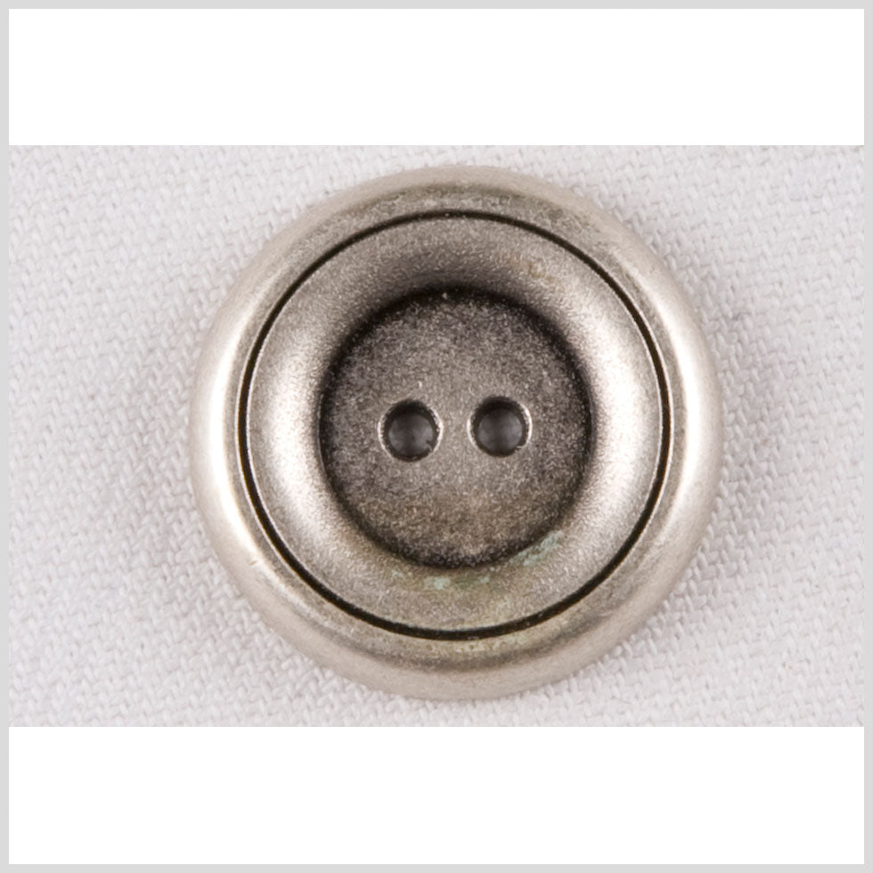 Silver Metal Coat Button - 40L/25.5mm Silver Metal Coat Button - 40L/25.5mm