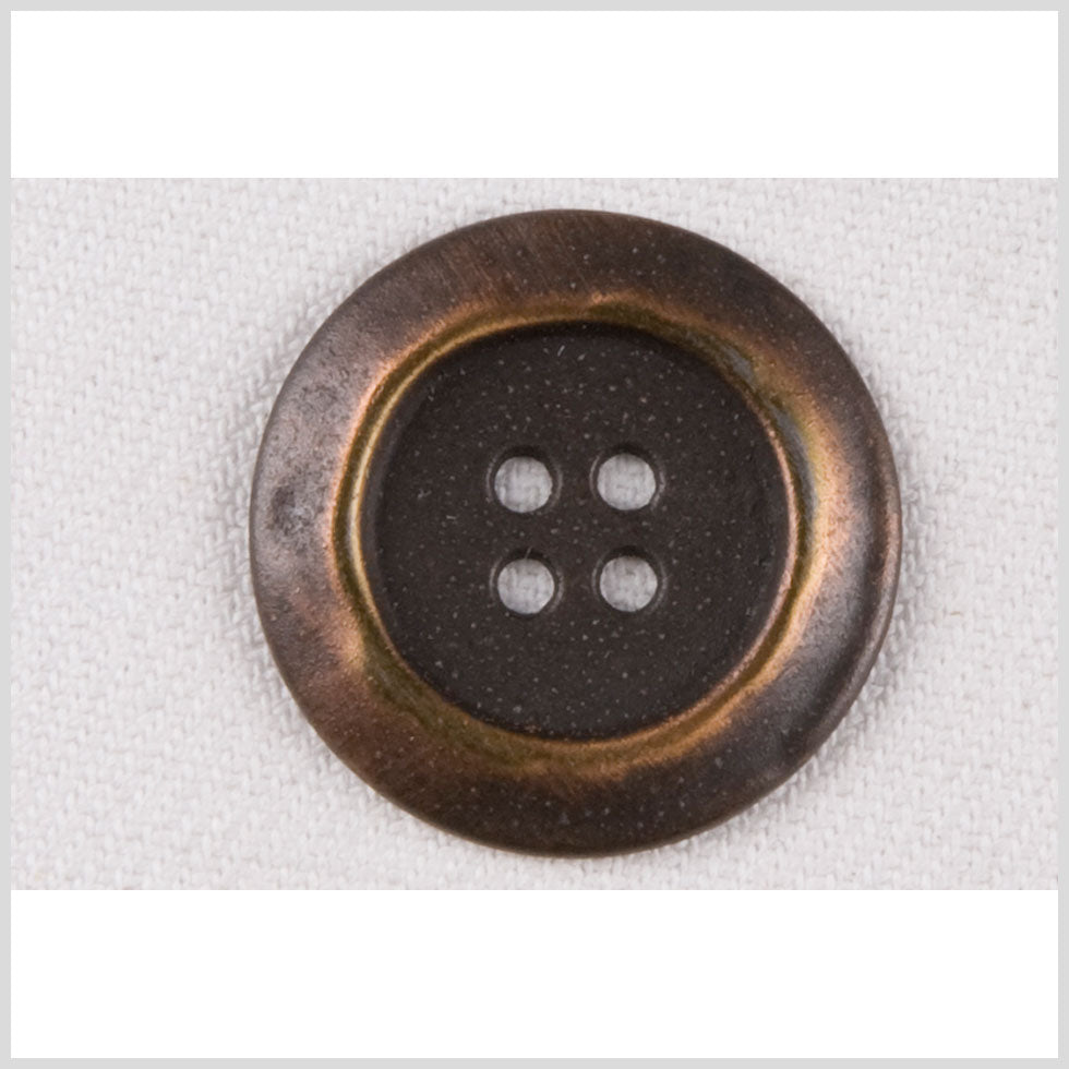 Copper Metal Coat Button - 40L/25mm Copper Metal Coat Button - 40L/25mm