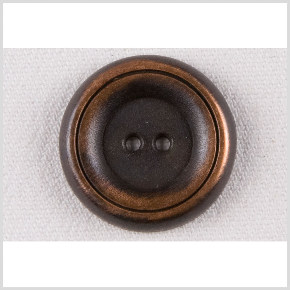 Copper Metal Coat Button - 40L/25mm Copper Metal Coat Button - 40L/25mm