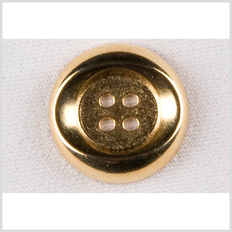 Gold Metal Button - 36L/23mm Gold Metal Button - 36L/23mm