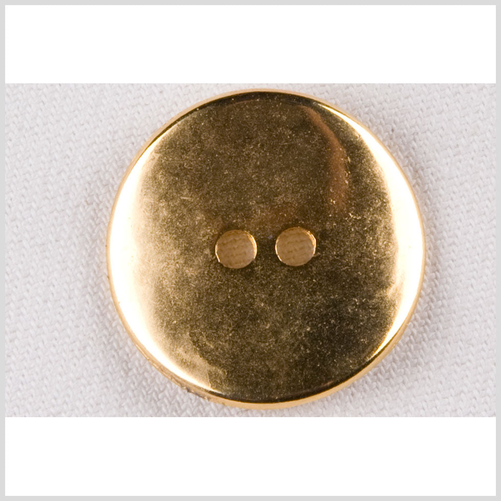 Gold Metal Coat Button - 44L/28mm Gold Metal Coat Button - 44L/28mm