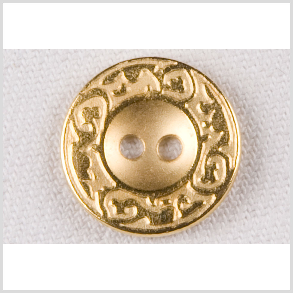 Gold Metal Button - 28L/18mm Gold Metal Button - 28L/18mm