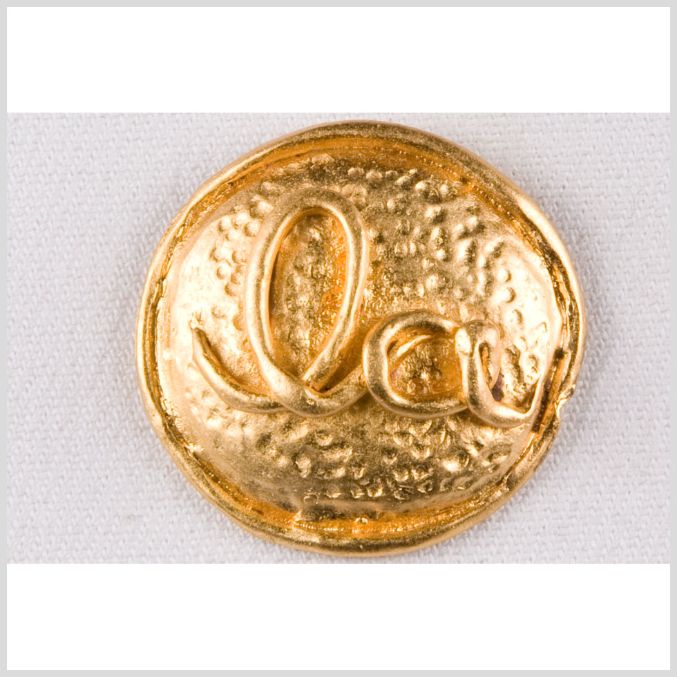 Gold Metal Coat Button - 54L/34mm Gold Metal Coat Button - 54L/34mm