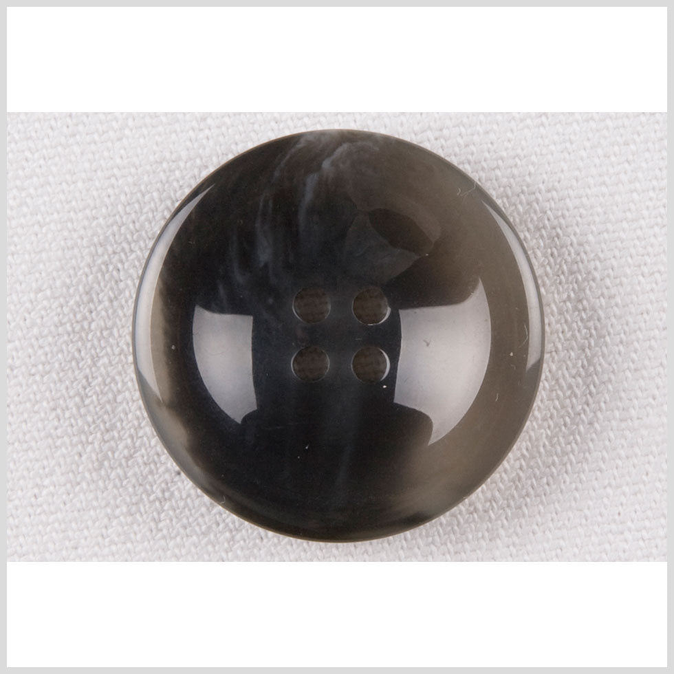Plastic 4-Hole Button - 32L/20mm - Gray and Charcoal Swirls Plastic 4-Hole Button - 32L/20mm - Gray and Charcoal Swirls