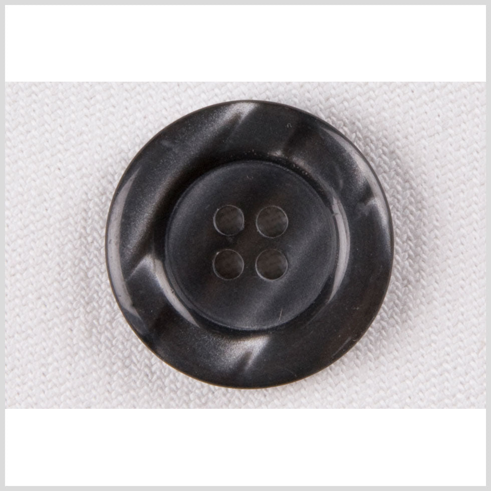 Gray Plastic Button - 40L/25mm Gray Plastic Button - 40L/25mm