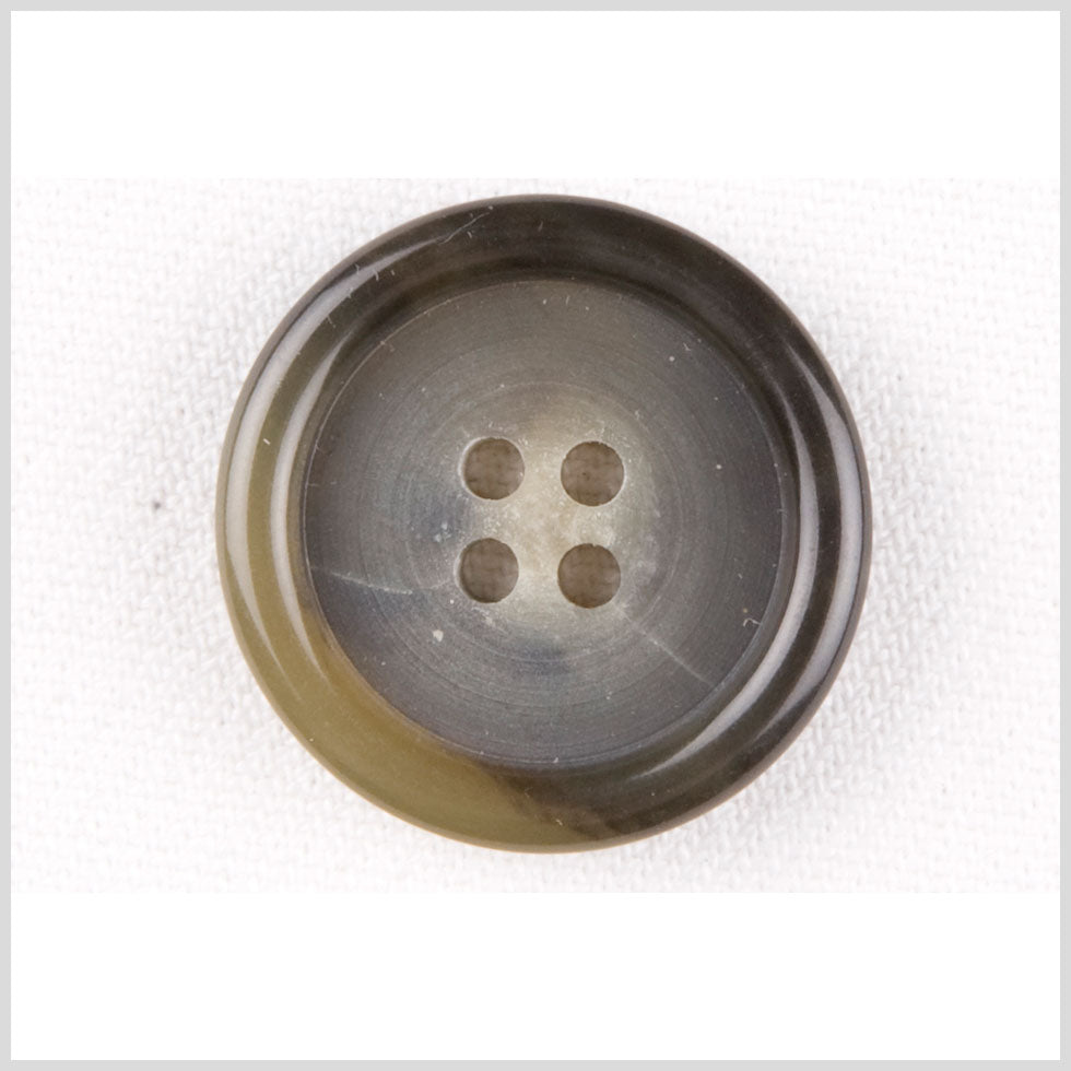 Dark Green Plastic Button - 40L/25mm Dark Green Plastic Button - 40L/25mm