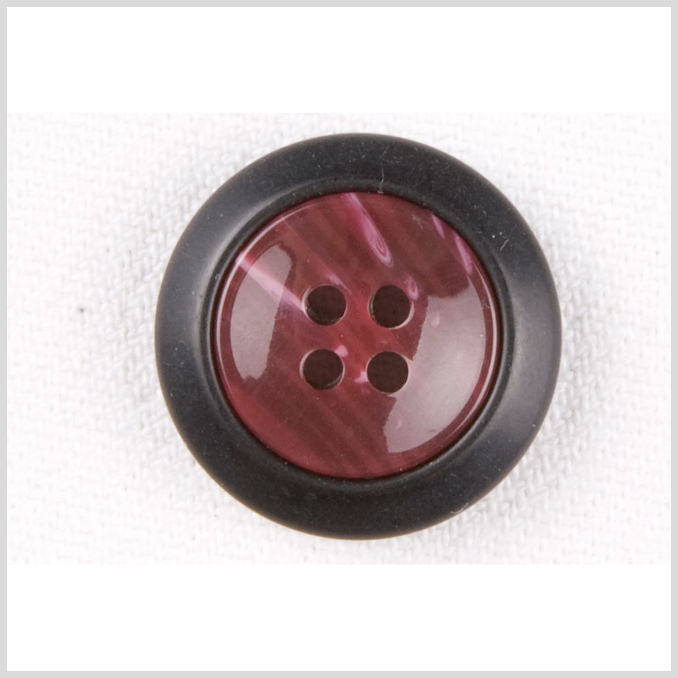 Deep Purple Plastic Button - 34L/21.5mm Deep Purple Plastic Button - 34L/21.5mm