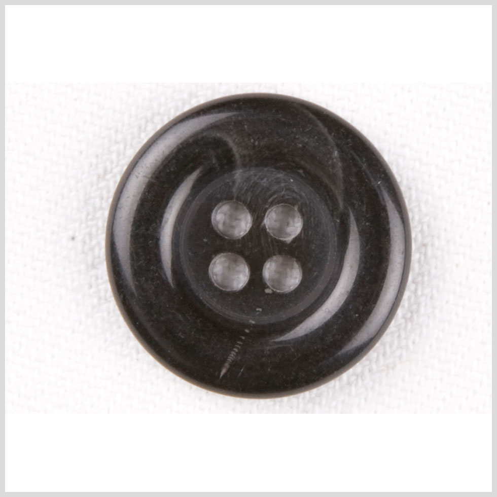 Black Plastic Button - 32L/20mm Black Plastic Button - 32L/20mm