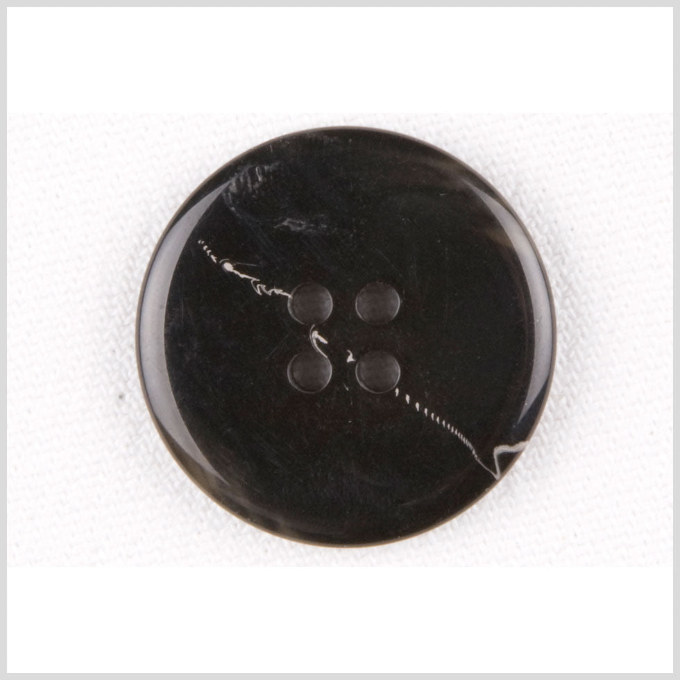 Black Plastic Button - 40L/25mm Black Plastic Button - 40L/25mm