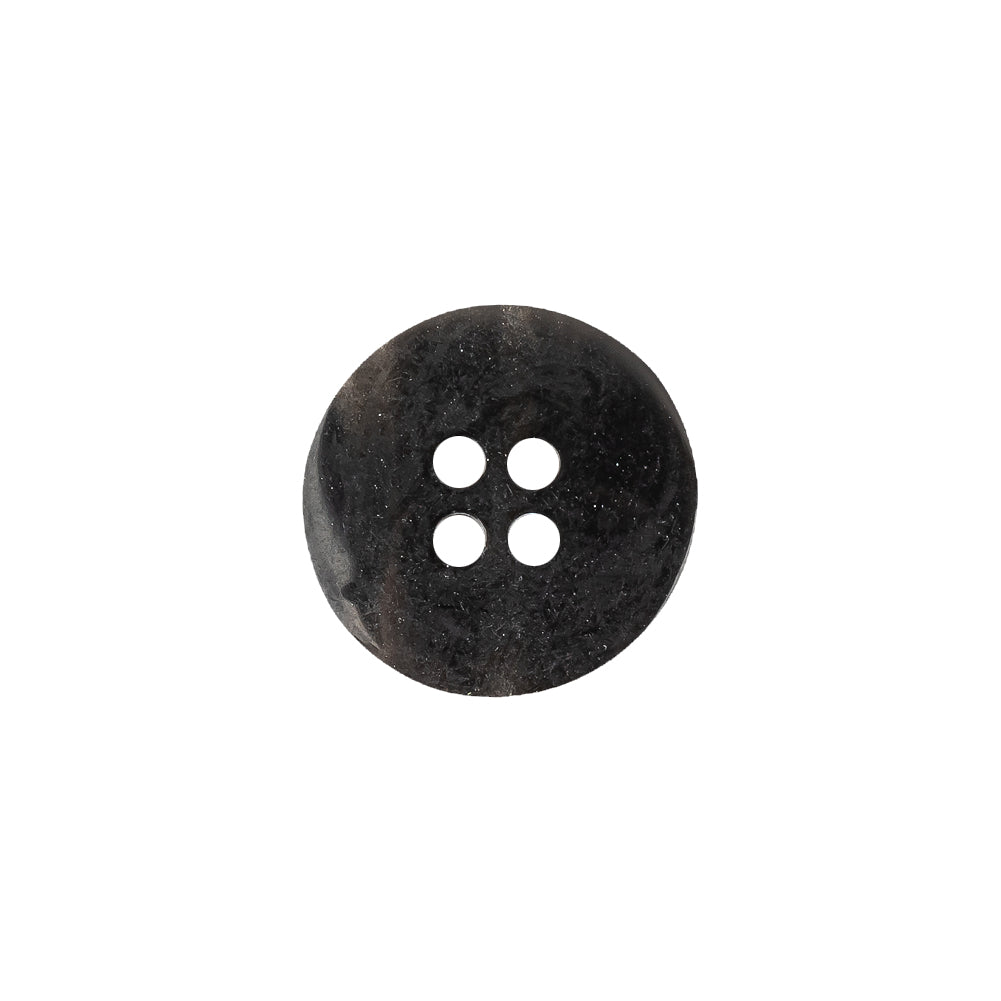 Black/Gray Plastic Plastic Button - 24L/15mm Detail Black/Gray Plastic Plastic Button - 24L/15mm Detail
