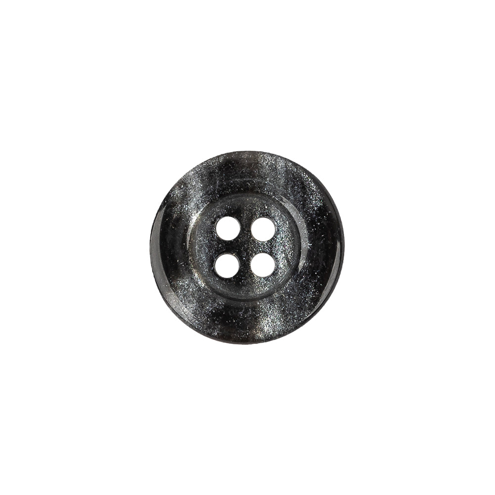 Black/Gray Plastic Plastic Button - 24L/15mm Black/Gray Plastic Plastic Button - 24L/15mm