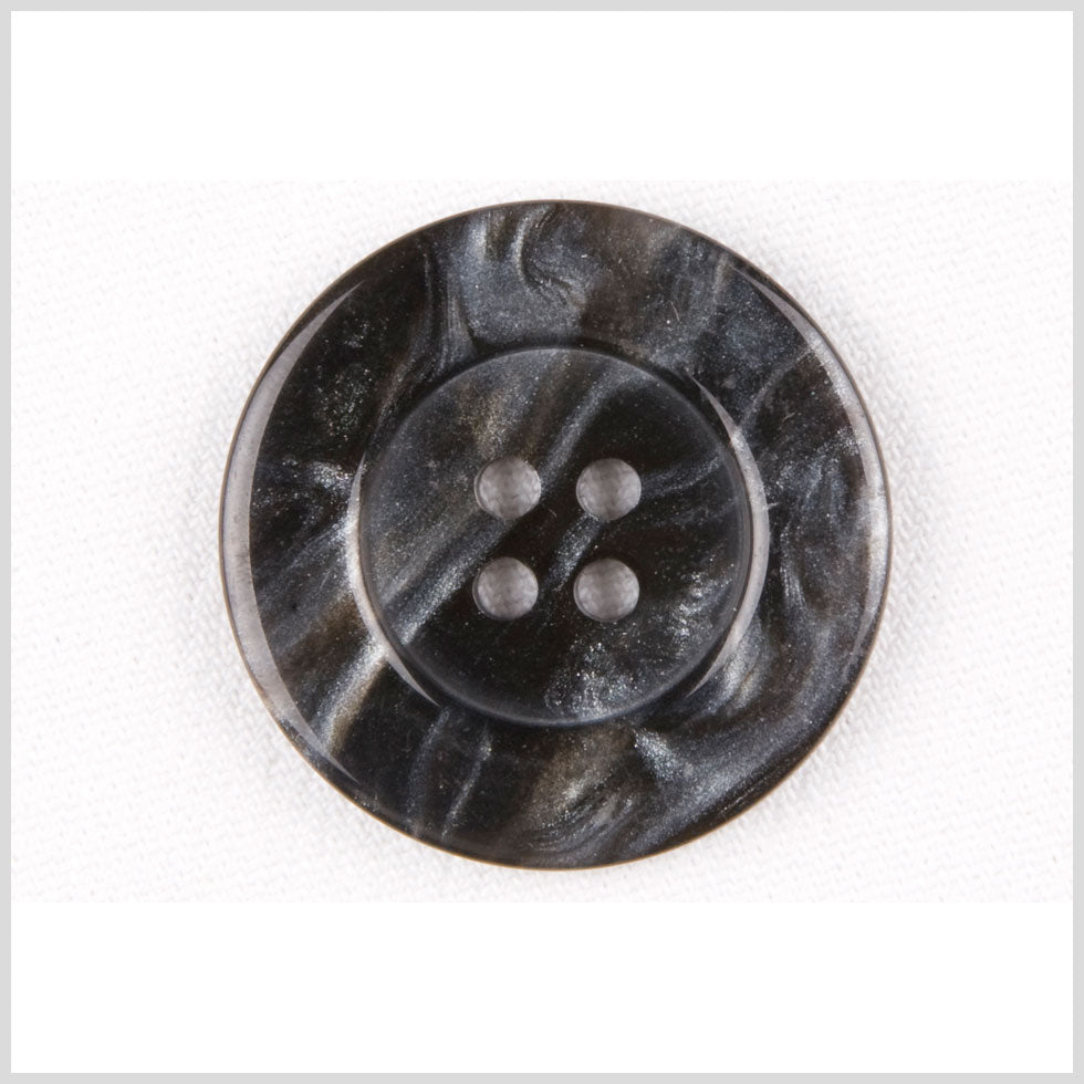 Black/Gray Plastic Button - 54L/34mm Black/Gray Plastic Button - 54L/34mm
