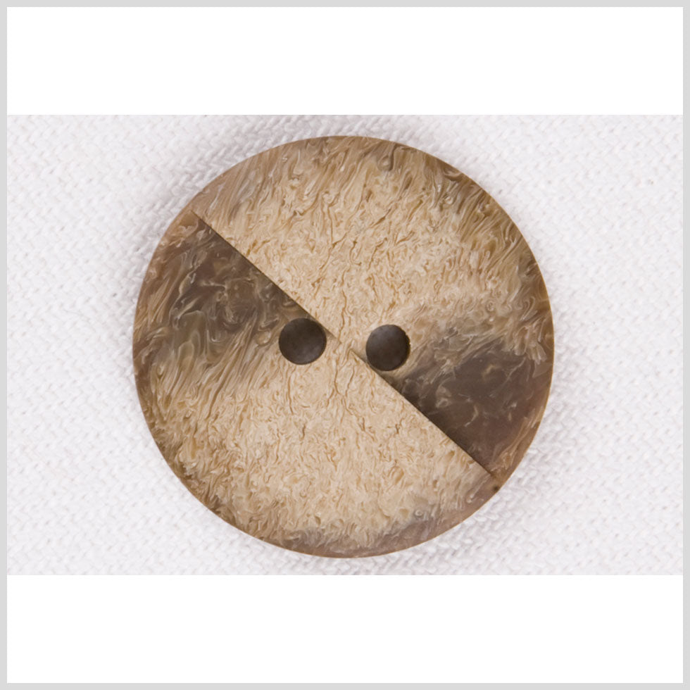 Plastic 2-Hole Button - 36L/23mm - Light Brown Swirling Grain Abstract Plastic 2-Hole Button - 36L/23mm - Light Brown Swirling Grain Abstract
