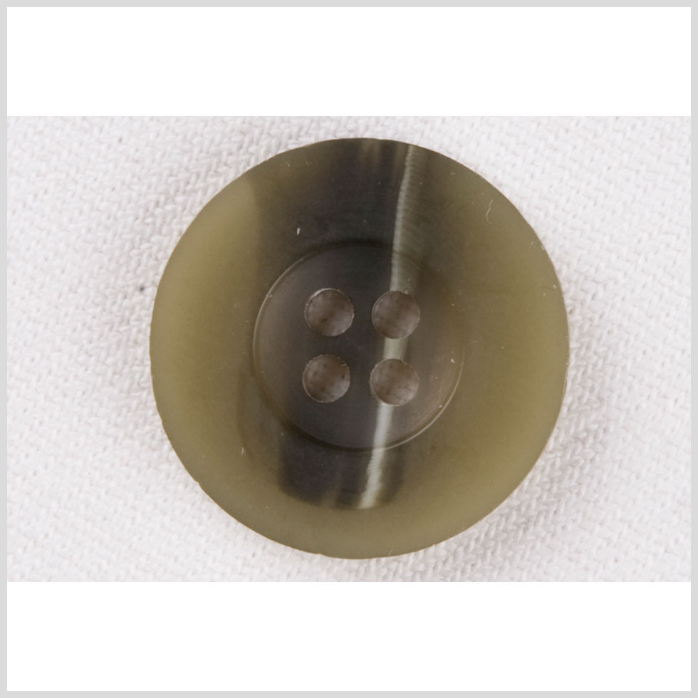 Green Plastic Blazer Button - 24L/15mm Green Plastic Blazer Button - 24L/15mm