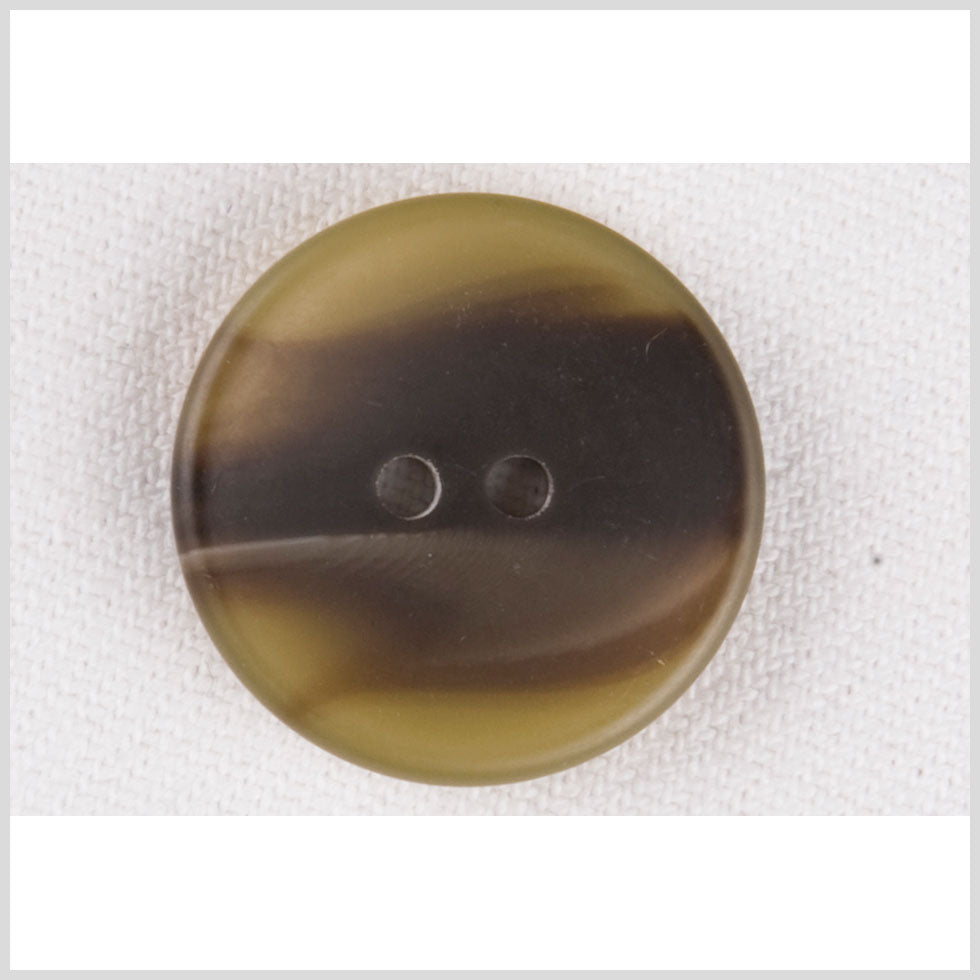 Plastic 2-Hole Button - 24L/15mm - Olive Green and Dark Brown Drifting Smoke Plastic 2-Hole Button - 24L/15mm - Olive Green and Dark Brown Drifting Smoke