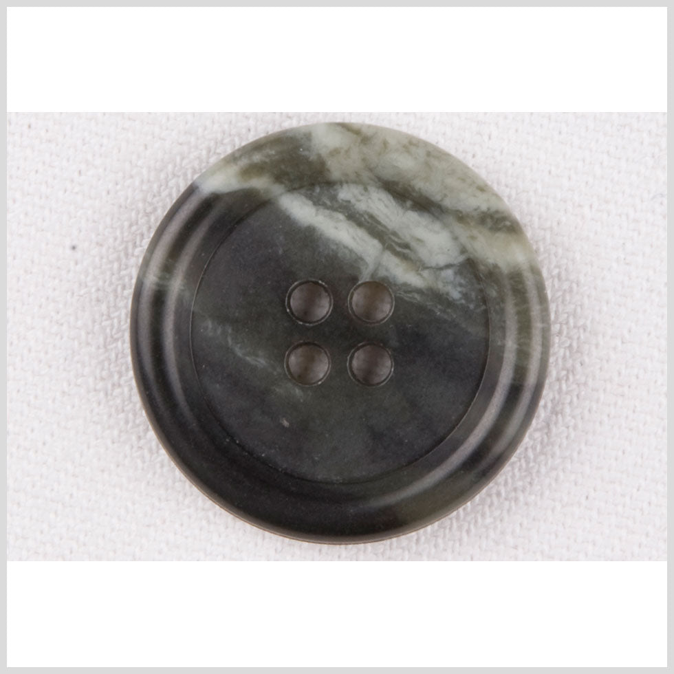Multi-Green Plastic Button - 40L/25mm Multi-Green Plastic Button - 40L/25mm
