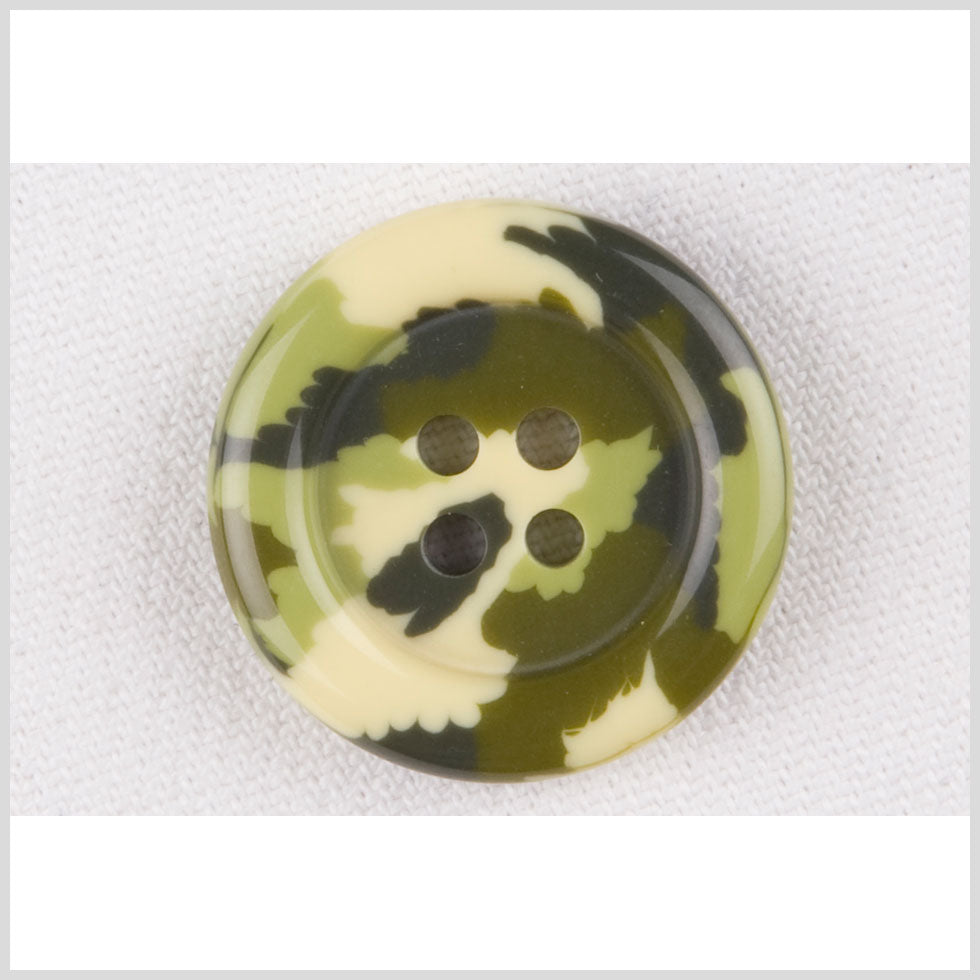 Camoflauge 4-Hole Plastic Button - 40L/25.5mm Camoflauge 4-Hole Plastic Button - 40L/25.5mm