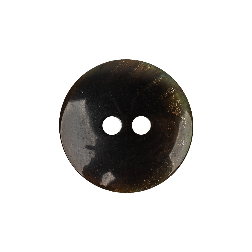 Multi-Green Abstract 2-Hole Plastic Button - 36L/23mm - Detail Multi-Green Abstract 2-Hole Plastic Button - 36L/23mm - Detail