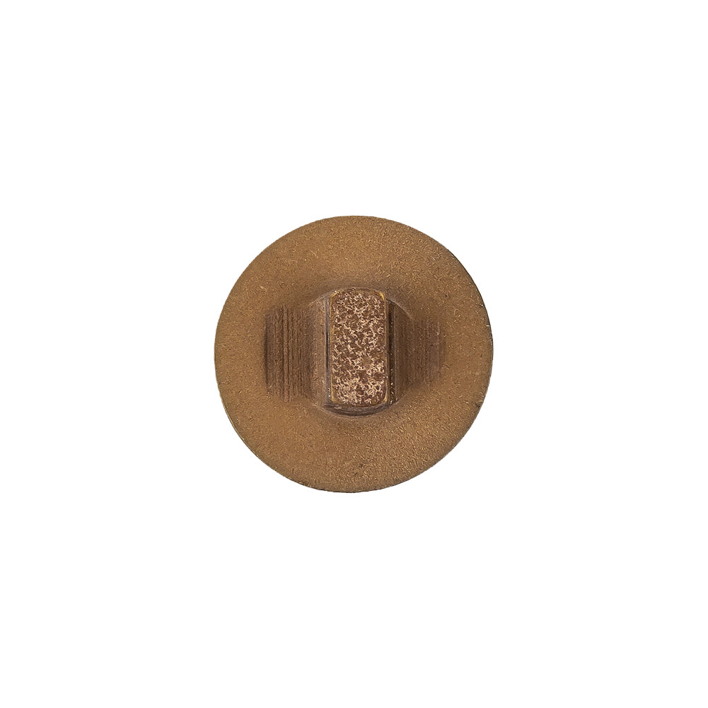 Olive Alligator Pattern Shank Back Plastic Button - 24L/15mm Detail Olive Alligator Pattern Shank Back Plastic Button - 24L/15mm Detail