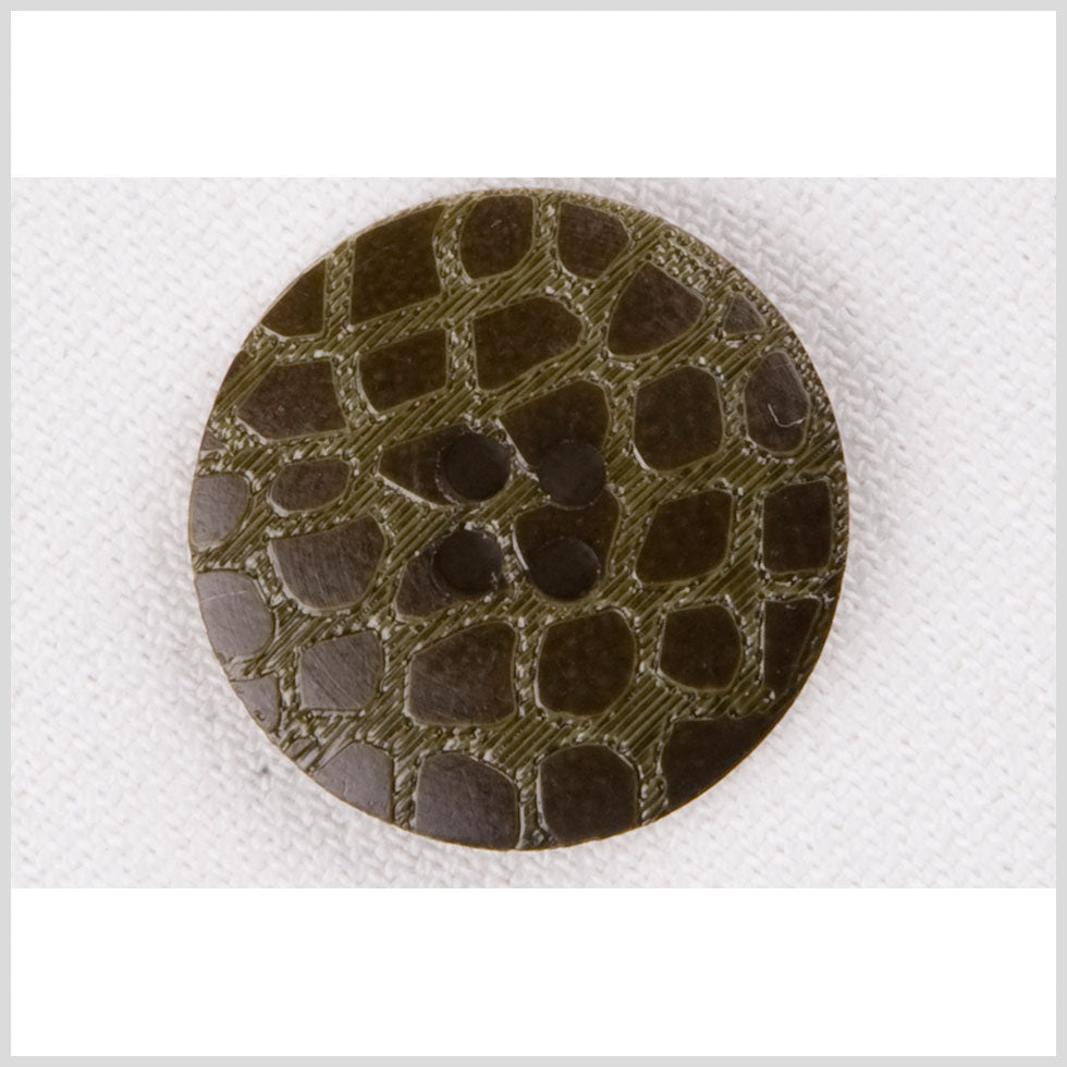 Multi-Green Plastic Button - 36L/23mm Multi-Green Plastic Button - 36L/23mm