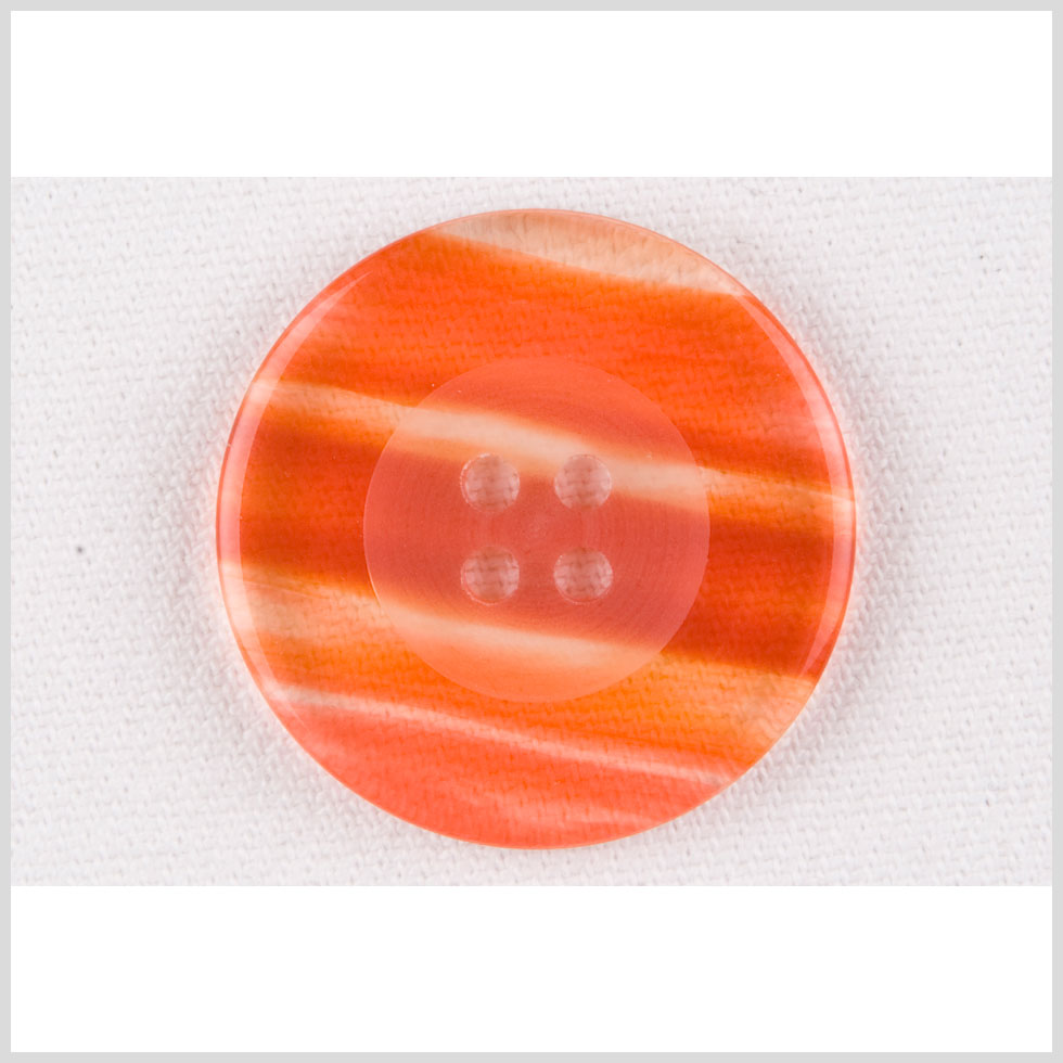 Red and Clear Plastic Button - 40L/25.5mm Red and Clear Plastic Button - 40L/25.5mm