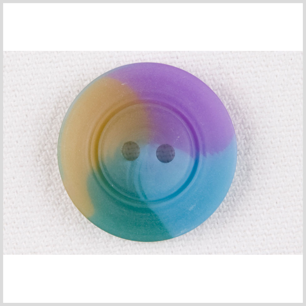 Blue/Green/Purple Plastic Button - 32L/20mm Blue/Green/Purple Plastic Button - 32L/20mm