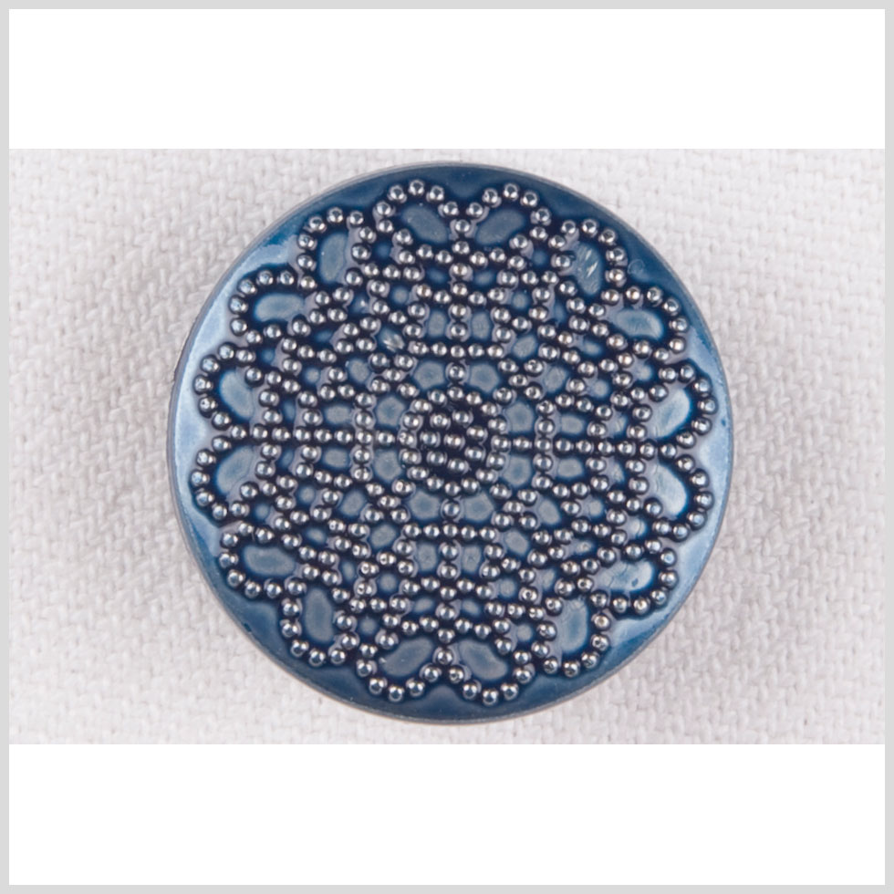 Blue Plastic Button - 36L/23mm Blue Plastic Button - 36L/23mm