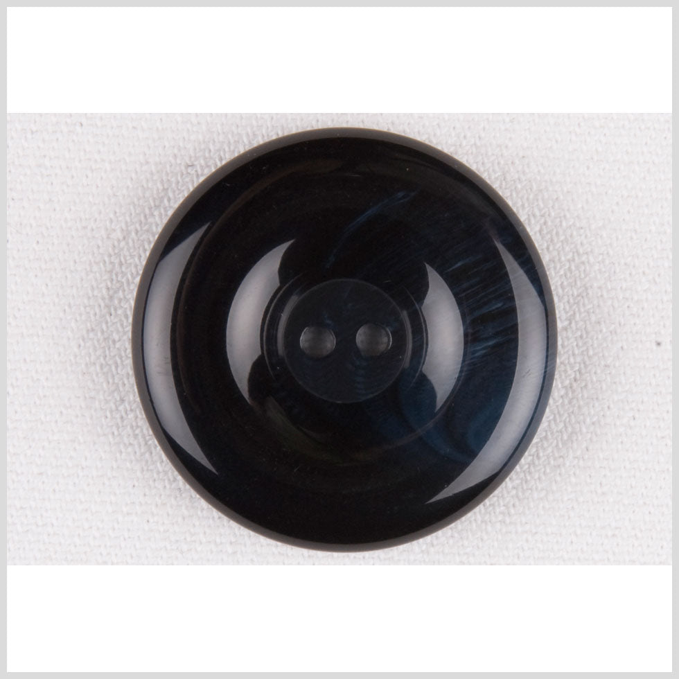 Navy Plastic Button - 50L/32mm Navy Plastic Button - 50L/32mm