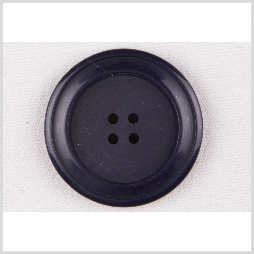 Navy Plastic Button - 58L/37mm Navy Plastic Button - 58L/37mm