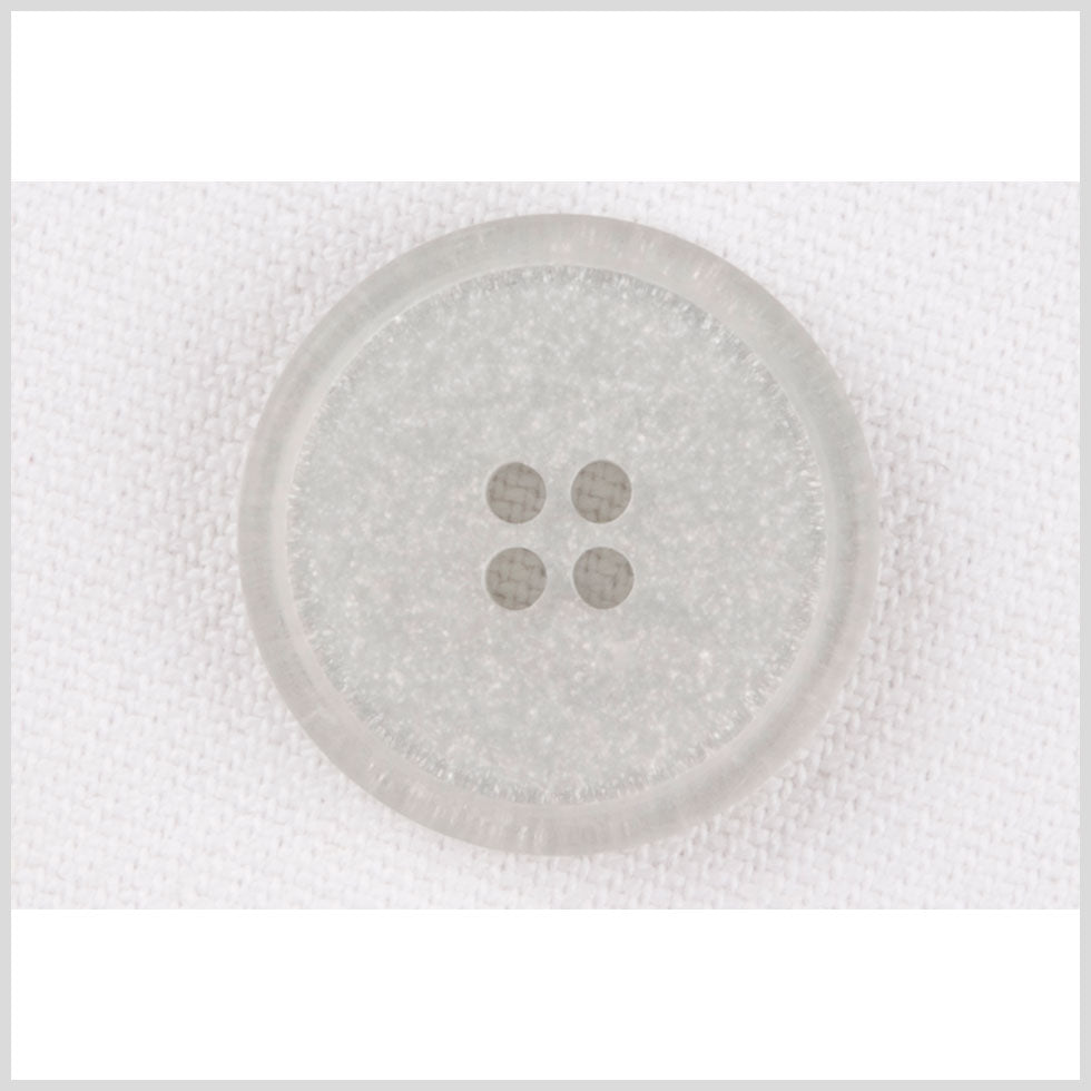 Plastic 4-Hole Button - 24L/15mm - Light Gray and Silver Glitter Plastic 4-Hole Button - 24L/15mm - Light Gray and Silver Glitter
