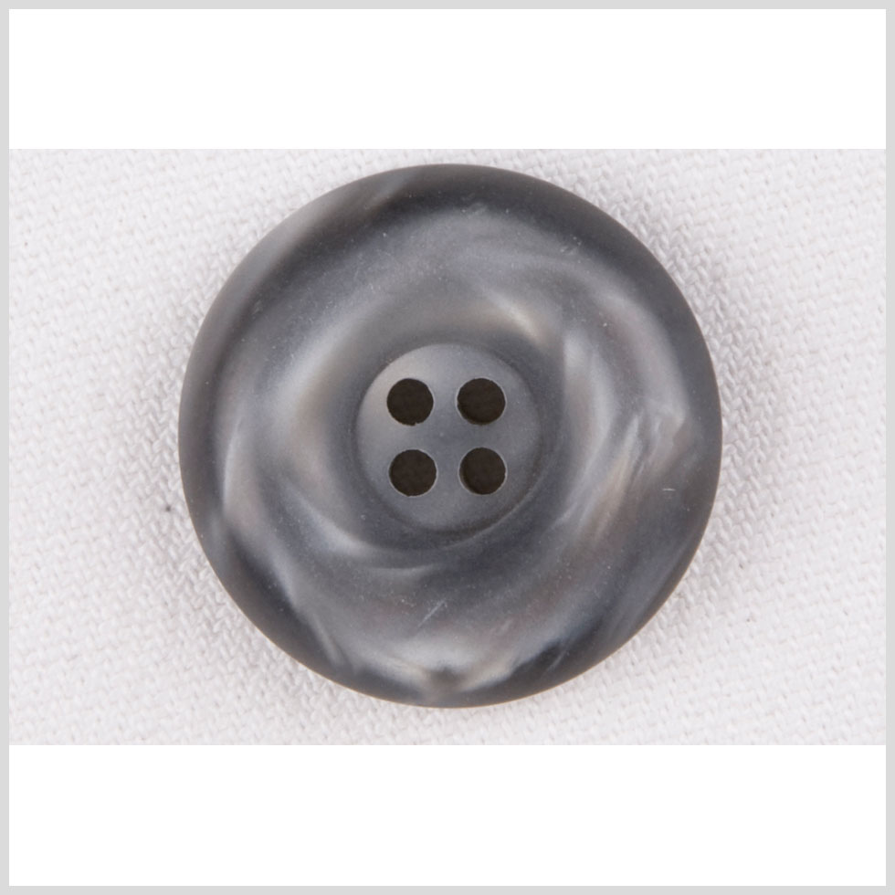 Gray Plastic Button - 28L/18mm Gray Plastic Button - 28L/18mm