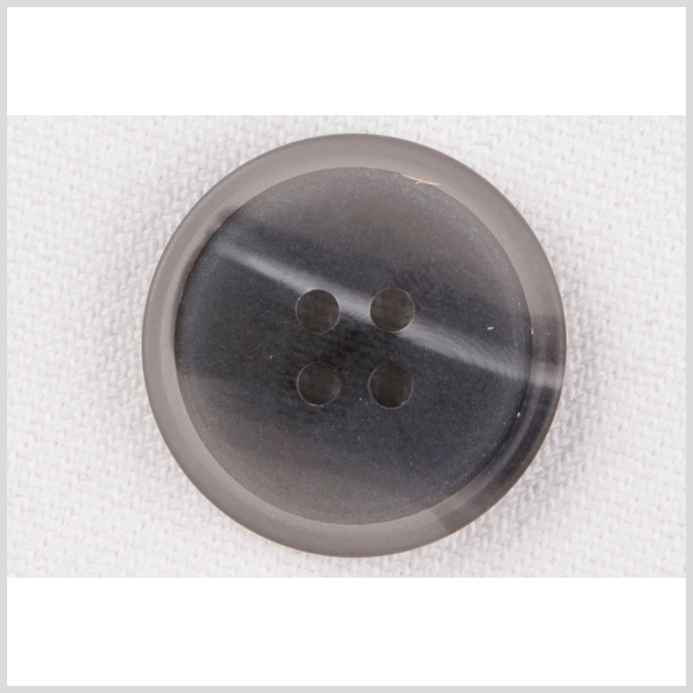 Gray Plastic Button - 32L/20mm Gray Plastic Button - 32L/20mm