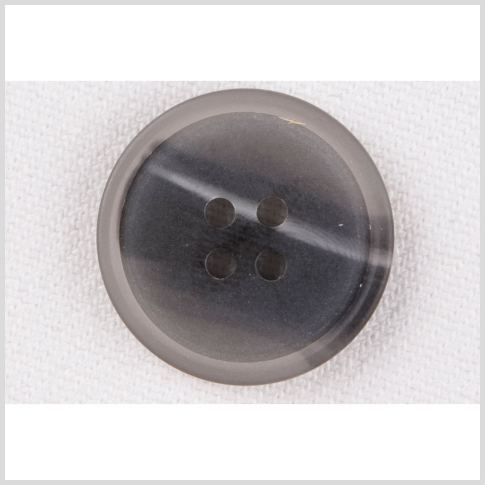 Gray Plastic Blazer Button - 36L/23mm Gray Plastic Blazer Button - 36L/23mm