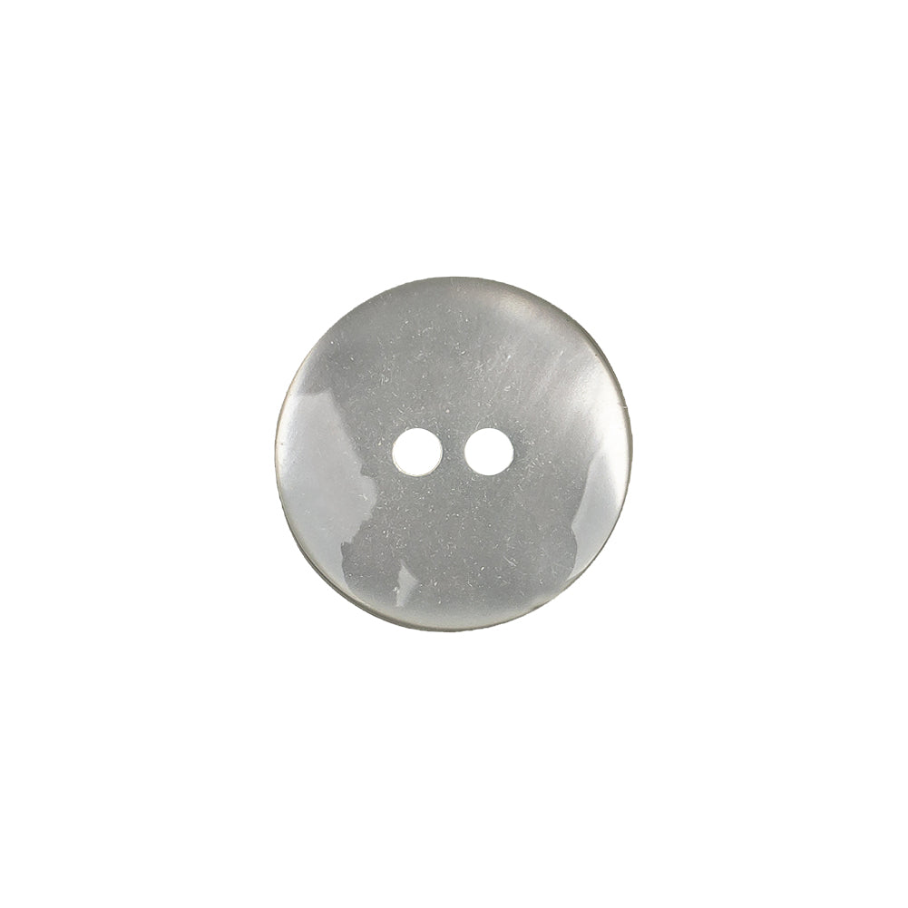 Plastic 2-Hole Button - 24L/15mm - Silvery Gray Metallic Plastic 2-Hole Button - 24L/15mm - Silvery Gray Metallic
