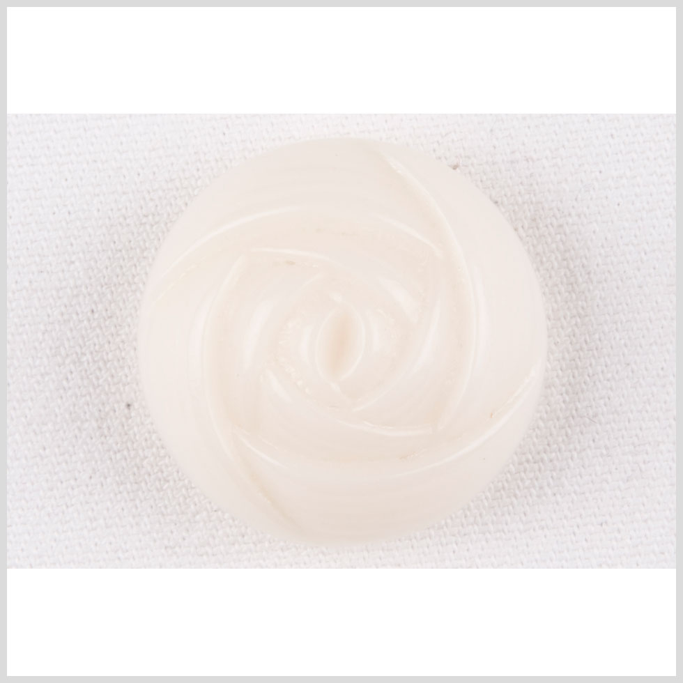 Off-White Plastic Button - 50L/32mm Off-White Plastic Button - 50L/32mm