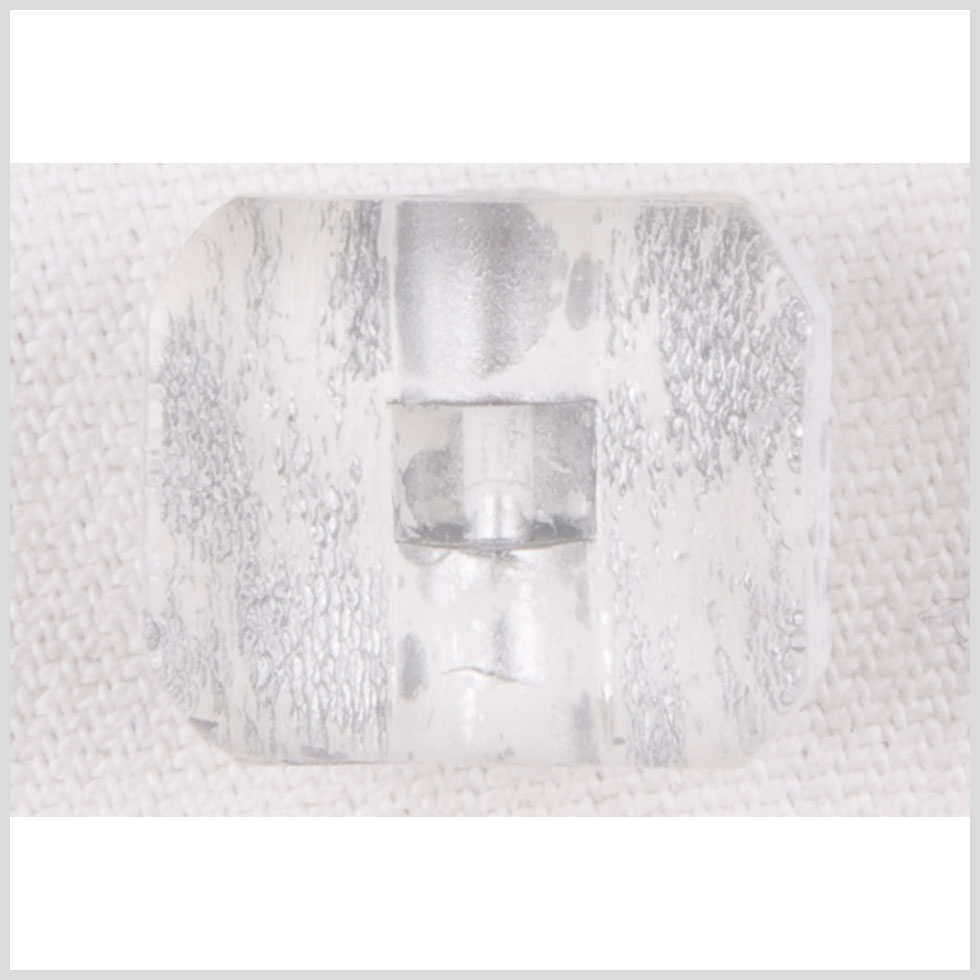 Clear White Plastic Button - 24L/15mm Clear White Plastic Button - 24L/15mm