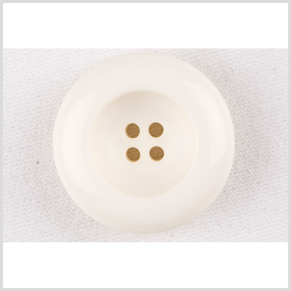 Ivory Plastic Button - 38L/24mm Ivory Plastic Button - 38L/24mm