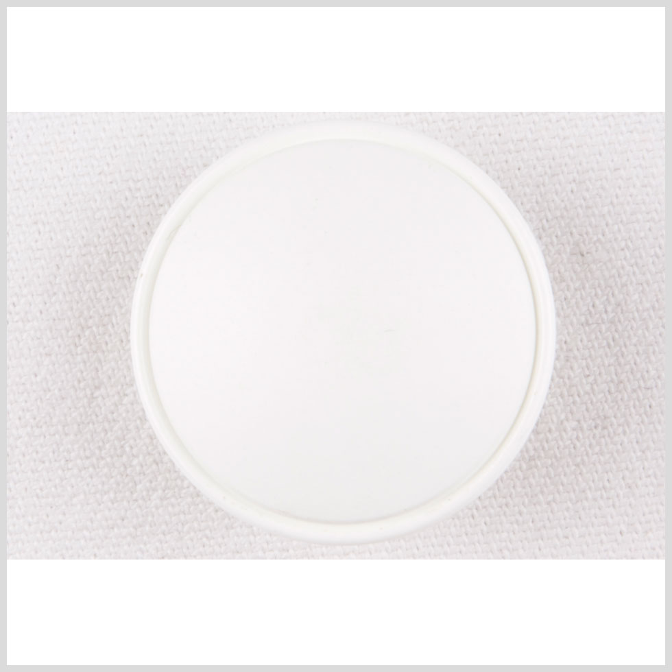 White Plastic Button - 44L/28mm White Plastic Button - 44L/28mm